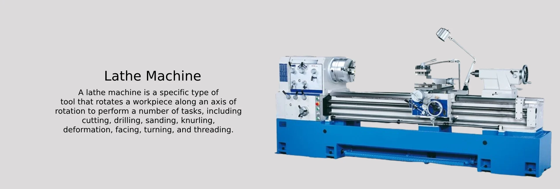 Belt Drive Lathe Machine