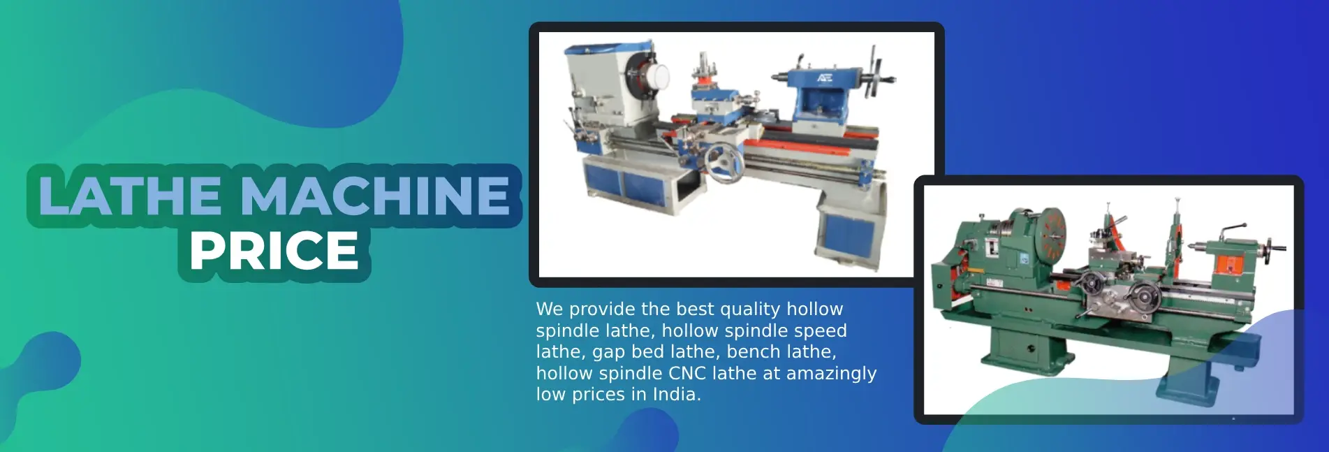 lathe machine price